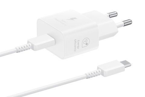Samsung EP-T2510 Smartfon Biały Prąd przemienny, USB Szybkie ładowanie Wewnętrzna