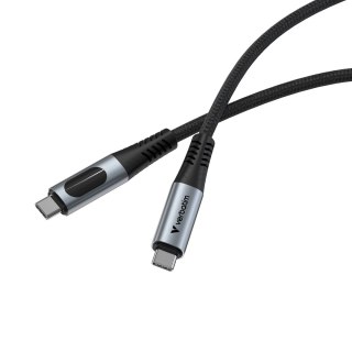 Verbatim 31849 kabel USB USB4 Gen 2x2 1,2 m USB C Czarny