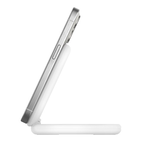 BELKIN ŁADOWARKA INDUKCYJNA SKŁADANA MAGSAFE QI2 15W, BIAŁA BELKIN ŁADOWARKA INDUKCYJNA SKŁADANA MAGSAFE QI2 15W, BIAŁA