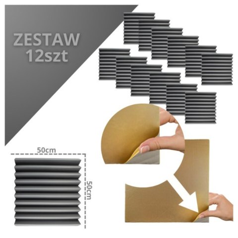 DNA AM4 BK panel akustyczny zestaw 12 szt. czarny DNA AM4 BK panel akustyczny zestaw 12 szt. czarny