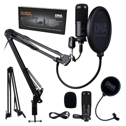 DNA CM USB KIT - Mikrofon pojemnościowy USB zestaw r DNA CM USB KIT - Mikrofon pojemnościowy USB zestaw r