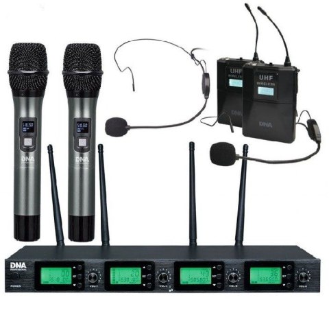 DNA RV-4 MIX - bezprzewodowy system mikrofonowy DNA RV-4 MIX - bezprzewodowy system mikrofonowy