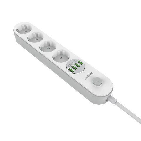 Energizer EPB2500W00EU rozgałęziacz 2 m 4 x gniazdo sieciowe Wewnętrzna Biały