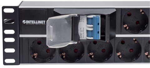 Intellinet 714051 rozdzielacz zasilania PDU 15 x gniazdo sieciowe 2U Aluminium, Czarny Intellinet 714051 rozdzielacz zasilania PDU 15 x gniazdo sieciowe 2U Aluminium, Czarny