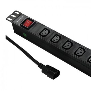 Listwa Qoltec 53998 (kolor czarny)