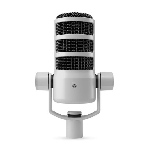RODE PodMic USB White - dynamiczny mikrofon do podcastów