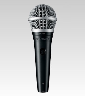 Shure PGA48-XLR Czarny, Metaliczny Mikrofon Stage / Performance