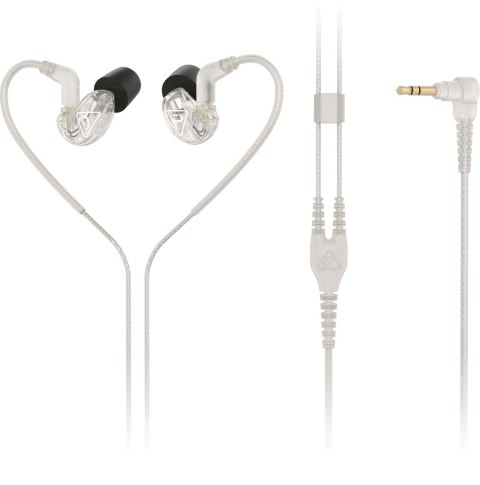 Behringer SD251-CL - Słuchawki dokanałowe ze złączem MMCX - przezroczyste Behringer SD251-CL - Słuchawki dokanałowe ze złączem MMCX - przezroczyste