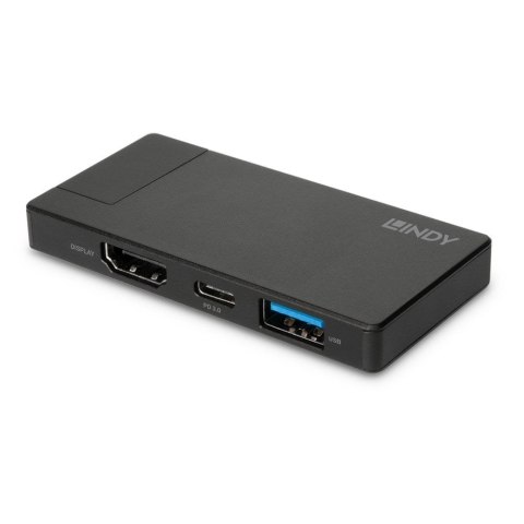Lindy 43336 stacja dokująca Przewodowa USB 3.2 Gen 1 (3.1 Gen 1) Type-C Czarny Lindy 43336 stacja dokująca Przewodowa USB 3.2 Gen 1 (3.1 Gen 1) Type-C Czarny