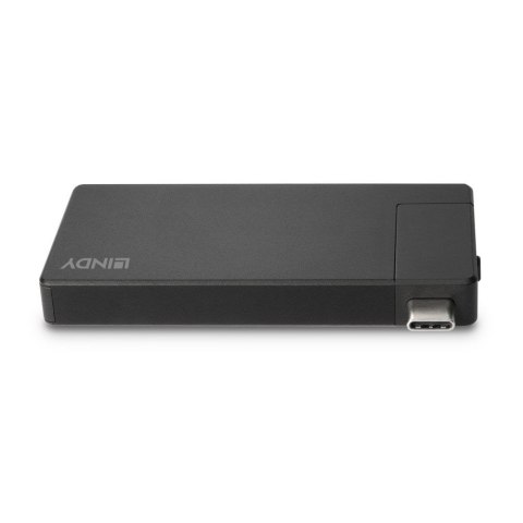 Lindy 43336 stacja dokująca Przewodowa USB 3.2 Gen 1 (3.1 Gen 1) Type-C Czarny Lindy 43336 stacja dokująca Przewodowa USB 3.2 Gen 1 (3.1 Gen 1) Type-C Czarny