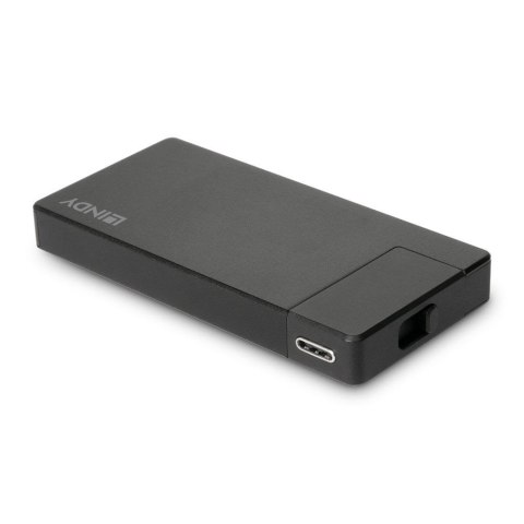 Lindy 43336 stacja dokująca Przewodowa USB 3.2 Gen 1 (3.1 Gen 1) Type-C Czarny Lindy 43336 stacja dokująca Przewodowa USB 3.2 Gen 1 (3.1 Gen 1) Type-C Czarny