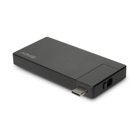 Lindy 43336 stacja dokująca Przewodowa USB 3.2 Gen 1 (3.1 Gen 1) Type-C Czarny Lindy 43336 stacja dokująca Przewodowa USB 3.2 Gen 1 (3.1 Gen 1) Type-C Czarny