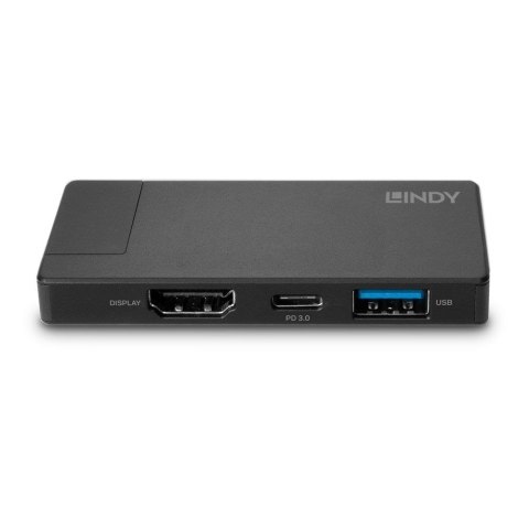 Lindy 43336 stacja dokująca Przewodowa USB 3.2 Gen 1 (3.1 Gen 1) Type-C Czarny Lindy 43336 stacja dokująca Przewodowa USB 3.2 Gen 1 (3.1 Gen 1) Type-C Czarny