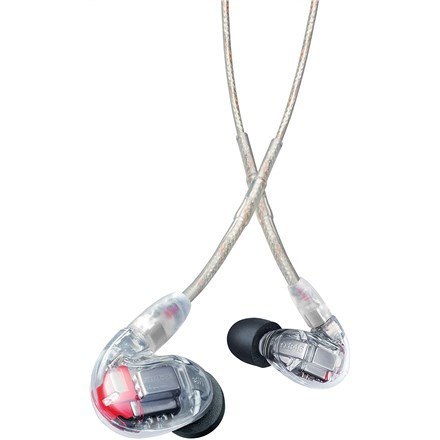 Słuchawki douszne SE846G2CL-EFS, cztery przetworniki, odłączany kabel, przezroczyste