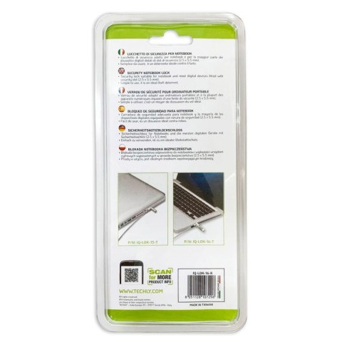 Techly IQ-LOK-16-K zapięcie do kabli Srebrny 1,8 m Techly IQ-LOK-16-K zapięcie do kabli Srebrny 1,8 m
