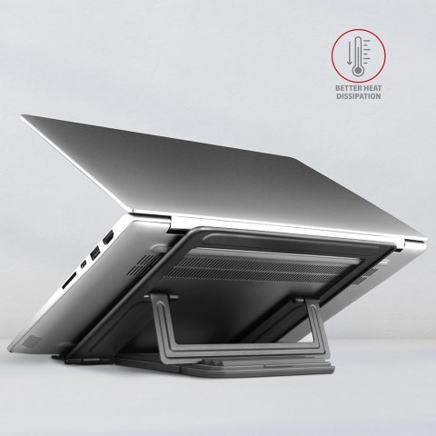 Axagon STND-L stojak na laptop Podstawka na notebooka Szary 40,6 cm (16") Axagon STND-L stojak na laptop Podstawka na notebooka Szary 40,6 cm (16")