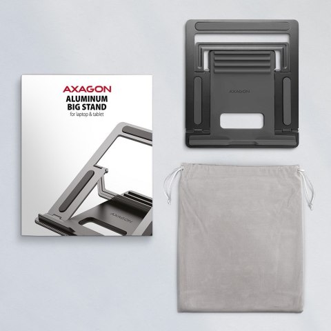 Axagon STND-L stojak na laptop Podstawka na notebooka Szary 40,6 cm (16") Axagon STND-L stojak na laptop Podstawka na notebooka Szary 40,6 cm (16")