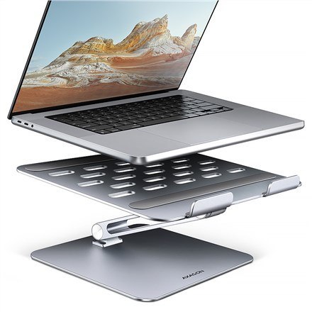 Axagon STND-LQ stojak na laptop Podstawka na notebooka Szary 40,6 cm (16") Axagon STND-LQ stojak na laptop Podstawka na notebooka Szary 40,6 cm (16")