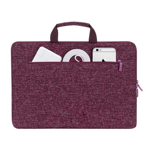 RIVACASE ETUI NA LAPTOP 13,3" ANVIK, CZERWONY BURGUND, Z UCHWYTEM, Z MATERIAŁU WODOODPORNEGO RIVACASE ETUI NA LAPTOP 13,3" ANVIK, CZERWONY BURGUND, Z UCHWYTEM, Z MATERIAŁU WODOODPORNEGO