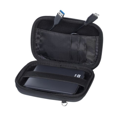 Rivacase 9101 10,9 cm (4.3") Futerał Czarny Poliester, Poliuretan