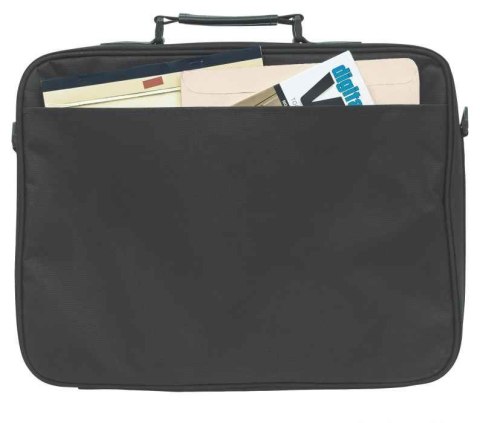 Torba na laptopa 17" z paskiem naramiennym czarna