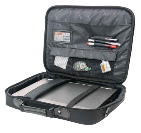 Torba na laptopa 17" z paskiem naramiennym czarna