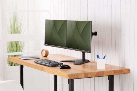 DIGITUS STOJAK BIURKOWY PODWÓJNY 2XLCD MAX. 32" MAX. 2X 8KG UCHYL.-OBROT QUICK-RELEASE DA-90401 DIGITUS STOJAK BIURKOWY PODWÓJNY 2XLCD MAX. 32" MAX. 2X 8KG UCHYL.-OBROT QUICK-RELEASE DA-90401