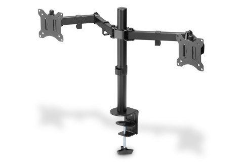 DIGITUS UCHWYT BIURKOWY PODWÓJNY Z ZACISKIEM 2XLCD MAX. 32" MAX. OBCIĄŻENIE 2X 8KG UCHYLNO-OBROTOWY CZARNY DA-90400 DIGITUS UCHWYT BIURKOWY PODWÓJNY Z ZACISKIEM 2XLCD MAX. 32" MAX. OBCIĄŻENIE 2X 8KG UCHYLNO-OBROTOWY CZARNY DA-90400