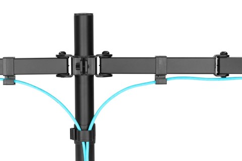 DIGITUS UCHWYT BIURKOWY PODWÓJNY Z ZACISKIEM 2XLCD MAX. 32" MAX. OBCIĄŻENIE 2X 8KG UCHYLNO-OBROTOWY CZARNY DA-90400 DIGITUS UCHWYT BIURKOWY PODWÓJNY Z ZACISKIEM 2XLCD MAX. 32" MAX. OBCIĄŻENIE 2X 8KG UCHYLNO-OBROTOWY CZARNY DA-90400