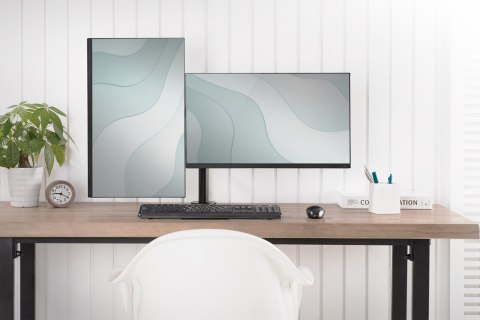 DIGITUS UCHWYT BIURKOWY PODWÓJNY Z ZACISKIEM 2XLCD MAX. 32" MAX. OBCIĄŻENIE 2X 8KG UCHYLNO-OBROTOWY CZARNY DA-90400 DIGITUS UCHWYT BIURKOWY PODWÓJNY Z ZACISKIEM 2XLCD MAX. 32" MAX. OBCIĄŻENIE 2X 8KG UCHYLNO-OBROTOWY CZARNY DA-90400