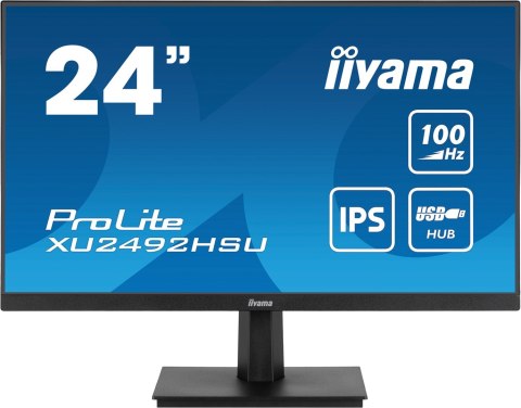 Iiyama ProLite monitor komputerowy 60,5 cm (23.8") 1920 x 1080 px Full HD LED Czarny Iiyama ProLite monitor komputerowy 60,5 cm (23.8") 1920 x 1080 px Full HD LED Czarny