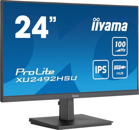 Iiyama ProLite monitor komputerowy 60,5 cm (23.8") 1920 x 1080 px Full HD LED Czarny Iiyama ProLite monitor komputerowy 60,5 cm (23.8") 1920 x 1080 px Full HD LED Czarny