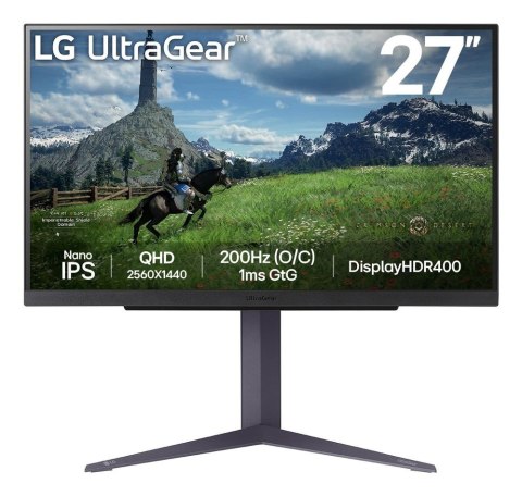 LG 27GS85QX-B monitor komputerowy 68,6 cm (27") 2560 x 1440 px Quad HD LCD Czarny LG 27GS85QX-B monitor komputerowy 68,6 cm (27") 2560 x 1440 px Quad HD LCD Czarny