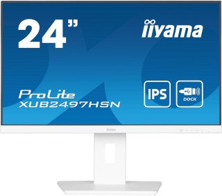 Płaski ekran iiyama 24 XUB2497HSN-W2 HDMI DP USB USB-C - 60,5 cm