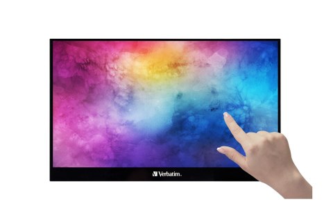 Verbatim 49593 monitor komputerowy 43,9 cm (17.3") 1920 x 1080 px Full HD LCD Ekran dotykowy Czarny Verbatim 49593 monitor komputerowy 43,9 cm (17.3") 1920 x 1080 px Full HD LCD Ekran dotykowy Czarny