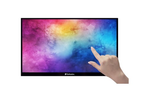 Verbatim PMT-15 monitor dotykowy 15.6 FULL HD 1080P METAL HOUSING Verbatim PMT-15 monitor dotykowy 15.6 FULL HD 1080P METAL HOUSING