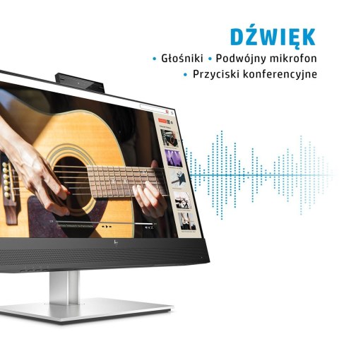 HP E24mv G4 60,5 cm (23.8") 1920 x 1080 px monitor Full HD Czarny, Srebrny HP E24mv G4 60,5 cm (23.8") 1920 x 1080 px monitor Full HD Czarny, Srebrny