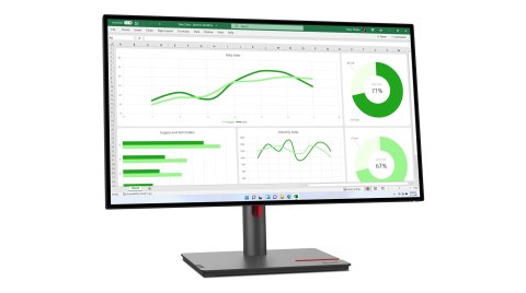 Lenovo ThinkVision P27q-30 LED display 68,6 cm (27") 2560 x 1440 px Quad HD Czarny Lenovo ThinkVision P27q-30 LED display 68,6 cm (27") 2560 x 1440 px Quad HD Czarny