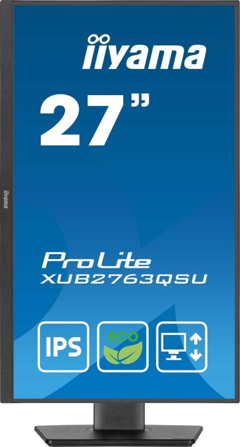 Monitor IIYAMA 68.6cm (27") XUB2763QSU-B1 16:9 HDMI+DP+USB IPS Lift