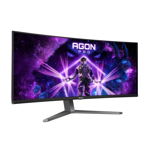 AOC AGON PRO AG346UCD monitor komputerowy 86,4 cm (34") 3440 x 1440 px Wide Quad HD QD-OLED Czarny, Szary AOC AGON PRO AG346UCD monitor komputerowy 86,4 cm (34") 3440 x 1440 px Wide Quad HD QD-OLED Czarny, Szary
