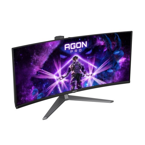 AOC AGON PRO AG346UCD monitor komputerowy 86,4 cm (34") 3440 x 1440 px Wide Quad HD QD-OLED Czarny, Szary AOC AGON PRO AG346UCD monitor komputerowy 86,4 cm (34") 3440 x 1440 px Wide Quad HD QD-OLED Czarny, Szary