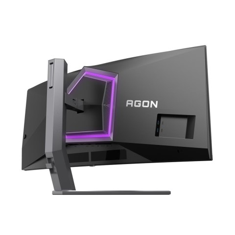 AOC AGON PRO AG346UCD monitor komputerowy 86,4 cm (34") 3440 x 1440 px Wide Quad HD QD-OLED Czarny, Szary AOC AGON PRO AG346UCD monitor komputerowy 86,4 cm (34") 3440 x 1440 px Wide Quad HD QD-OLED Czarny, Szary