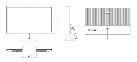 Dahua Technology DHI-LM27-C200 monitor komputerowy 68,6 cm (27") 1920 x 1080 px Full HD LCD Szary