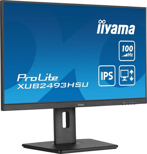 Iiyama ProLite monitor komputerowy 60,5 cm (23.8") 1920 x 1080 px Full HD LED Czarny