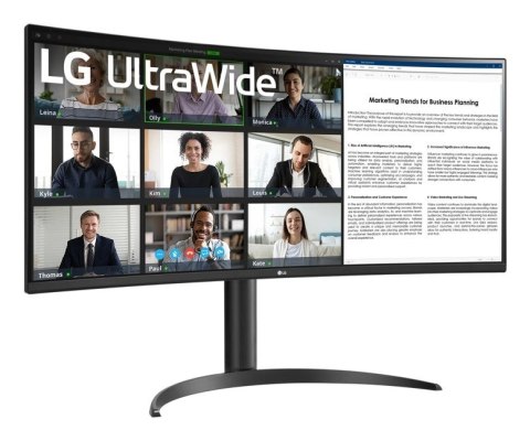 LG 34WR55QK-B monitor komputerowy 86,4 cm (34") 3440 x 1440 px Wide Quad HD Czarny LG 34WR55QK-B monitor komputerowy 86,4 cm (34") 3440 x 1440 px Wide Quad HD Czarny