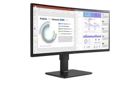 LG 34BQ77QC-B monitor komputerowy 86,4 cm (34") 3440 x 1440 px UltraWide Dual Quad HD LCD Czarny LG 34BQ77QC-B monitor komputerowy 86,4 cm (34") 3440 x 1440 px UltraWide Dual Quad HD LCD Czarny