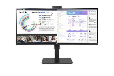 LG 34BQ77QC-B monitor komputerowy 86,4 cm (34") 3440 x 1440 px UltraWide Dual Quad HD LCD Czarny LG 34BQ77QC-B monitor komputerowy 86,4 cm (34") 3440 x 1440 px UltraWide Dual Quad HD LCD Czarny
