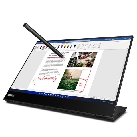 Lenovo Monitor ThinkVision 14.0" M14t Gen 2 Touch 16:9 Panel IPS 2240 x 1400 Lift USB Hub DP Lenovo Monitor ThinkVision 14.0" M14t Gen 2 Touch 16:9 Panel IPS 2240 x 1400 Lift USB Hub DP