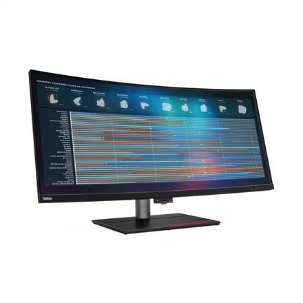 Lenovo ThinkVision P40w-20 LED display 100,8 cm (39.7") 5120 x 2160 px 5K Ultra HD Czarny Lenovo ThinkVision P40w-20 LED display 100,8 cm (39.7") 5120 x 2160 px 5K Ultra HD Czarny