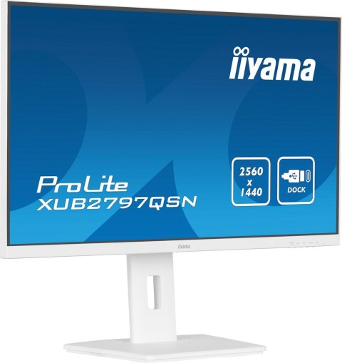 Monitor LED iiyama ProLite XUB2797QSN-W2 - 27 cali - Płaski ekran - 68,6 cm Monitor LED iiyama ProLite XUB2797QSN-W2 - 27 cali - Płaski ekran - 68,6 cm